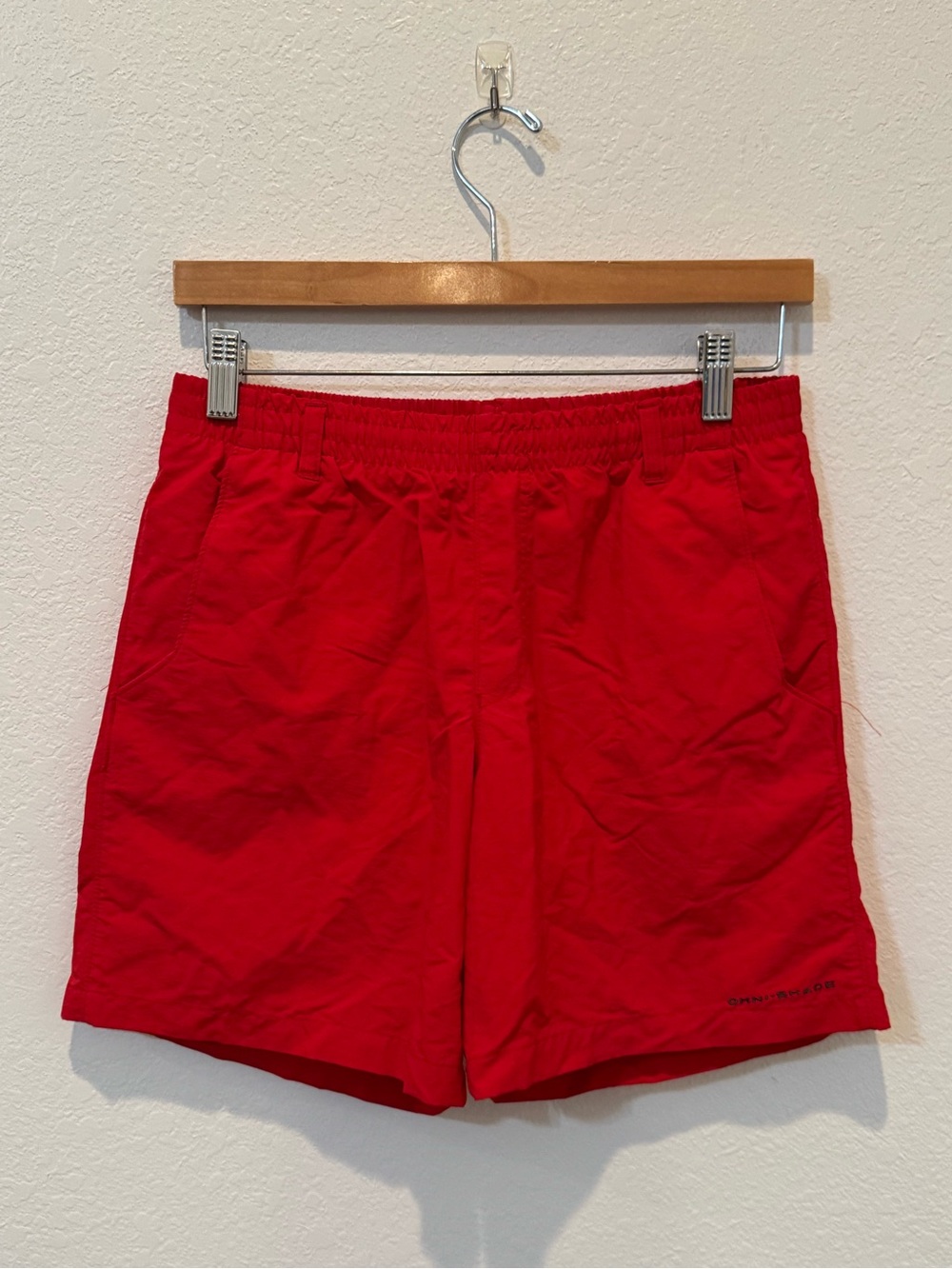 Columbia Boys' PFG Backcast Shorts Men's Red Size Large